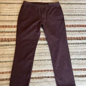 Bonobos Men's Tailored Fit Chino Pants- Plum